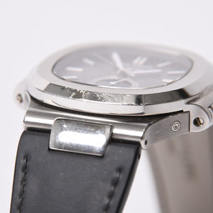 Very Good Condition PATEK PHILIPPE Patek Philippe Nautilus 5711G-001 Nautilus Black Dial SS Watch 2020 Guarantee Included Used 4a002318