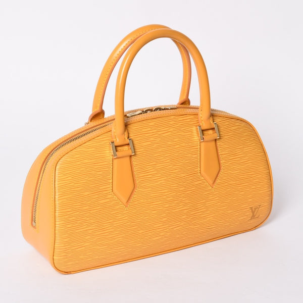 LOUIS VUITTON ルイヴィトン ジャスミン エピ ハンドバッグ M52089ゴールド金具 タッシリ イエロー 美品 中古 4a002103