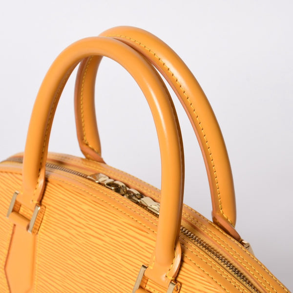 LOUIS VUITTON ルイヴィトン ジャスミン エピ ハンドバッグ M52089ゴールド金具 タッシリ イエロー 美品 中古 4a002103