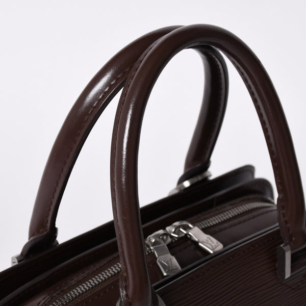 Very Good Condition LOUIS VUITTON Epi Pont Neuf Handbag M5205D Epi Leather Mocha Silver Hardware Used 4a002104