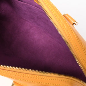 LOUIS VUITTON ルイヴィトン ジャスミン エピ ハンドバッグ M52089ゴールド金具 タッシリ イエロー 美品 中古 4a002103