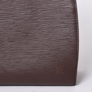 Very Good Condition LOUIS VUITTON Epi Pont Neuf Handbag M5205D Epi Leather Mocha Silver Hardware Used 4a002104