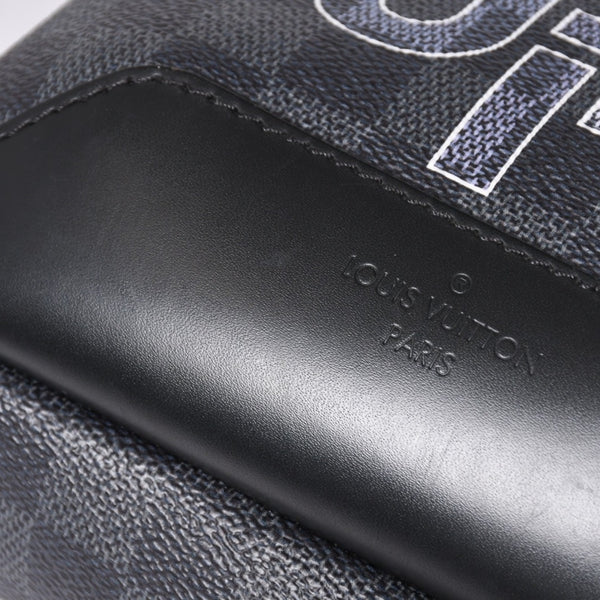LOUIS VUITTON ルイヴィトン アヴェニュースリングバッグ ボディバッグ N40274 ダミエグラフィットキャンバス シルバー金具 中古 4a001737