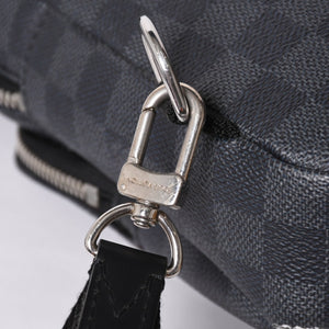 LOUIS VUITTON ルイヴィトン アヴェニュースリングバッグ ボディバッグ N40274 ダミエグラフィットキャンバス シルバー金具 中古 4a001737