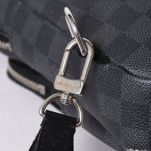 画像をギャラリービューアに読み込む, LOUIS VUITTON ルイヴィトン アヴェニュースリングバッグ ボディバッグ N40274 ダミエグラフィットキャンバス シルバー金具 中古 4a001737