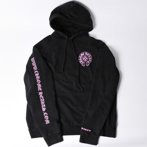 CHROME HEARTS Online Exclusive horse Shoe Hoodie Online Exclusive Black Pink Hoodie Parka Horseshoe Good Condition Used 4a002127