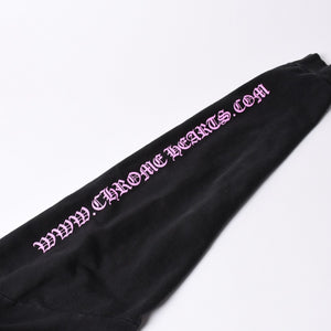 CHROME HEARTS Online Exclusive horse Shoe Hoodie Online Exclusive Black Pink Hoodie Parka Horseshoe Good Condition Used 4a002127