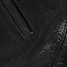 画像をギャラリービューアに読み込む, 極美品 CHROME HEARTS クロムハーツ ベストレザー ダガーZIP Black ブラック シルバー金具 中古 4a001950