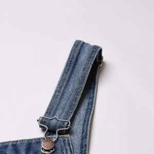 PRADA プラダ サロペット オーバーオール ICタグ サイズ36 2025SS イタリア製 コットン デニム ブラック 美品 中古 4a001965