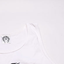 画像をギャラリービューアに読み込む, CHROME HEARTS クロムハーツ オールドイングリッシュフォント ホワイト ノースリーブ タンクトップ 美品 中古 4a001955