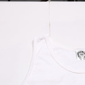 CHROME HEARTS Old English Font White Sleeveless Tank Top Size M Good Condition Used 4a001955