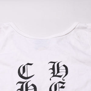 CHROME HEARTS Old English Font White Sleeveless Tank Top Size M Good Condition Used 4a001955