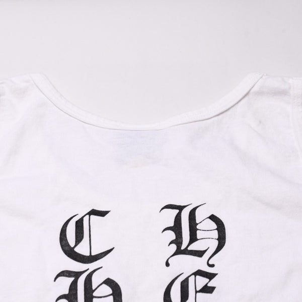 CHROME HEARTS Old English Font White Sleeveless Tank Top Size M Good Condition Used 4a001955