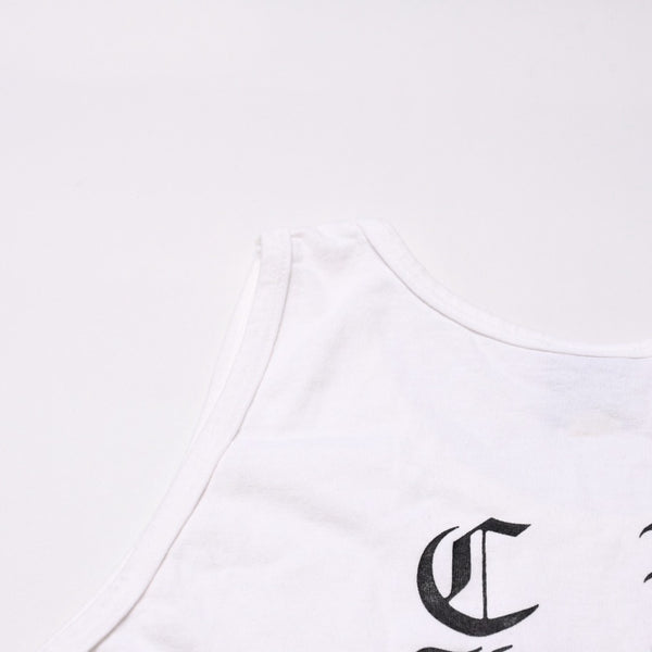 CHROME HEARTS Old English Font White Sleeveless Tank Top Size M Good Condition Used 4a001955