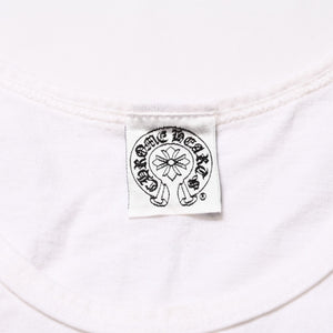 CHROME HEARTS Old English Font White Sleeveless Tank Top Size M Good Condition Used 4a001955