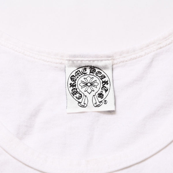CHROME HEARTS Old English Font White Sleeveless Tank Top Size M Good Condition Used 4a001955