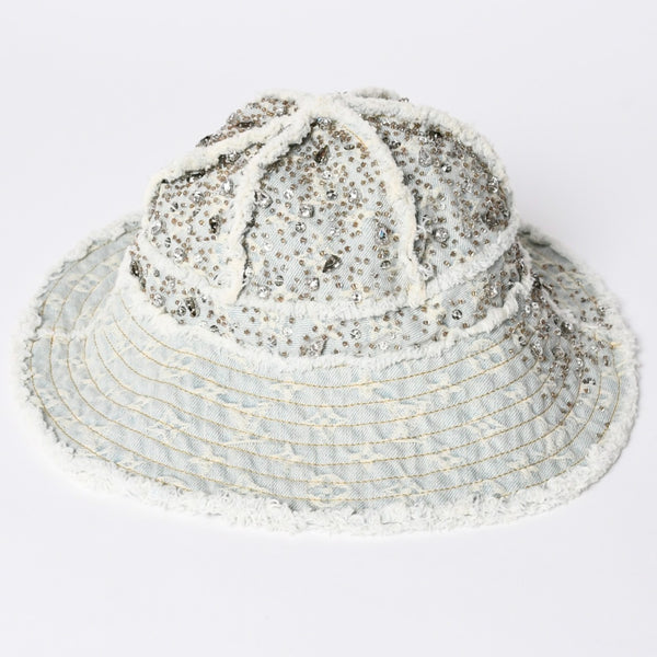Very good condition LOUIS VUITTON Virgil Abloh Crystal bucket hat NX1220 MP2970 Super rare used 4a002122
