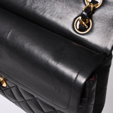 画像をギャラリービューアに読み込む, 極美品 CHANEL シャネル マトラッセ25 Wフラップ Wチェーンショルダーバッグ 7番台 ココマーク ラムスキン ブラック ゴールド金具 中古 4a000622