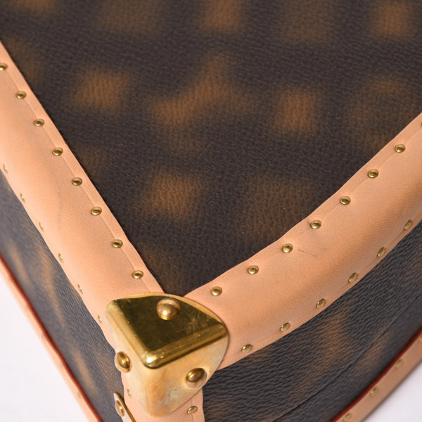 極美品 LOUISVUITTON ルイヴィトン モノグラム ヴァージル モザイク ウェイビートランク M46130 ショルダーバッグ クラッシュ 中古 4a002124