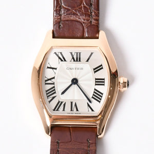 新品同様 CARTIER カルティエ トーチュSM PG 時計 W1556360 腕時計 手巻き 中古 4a002151