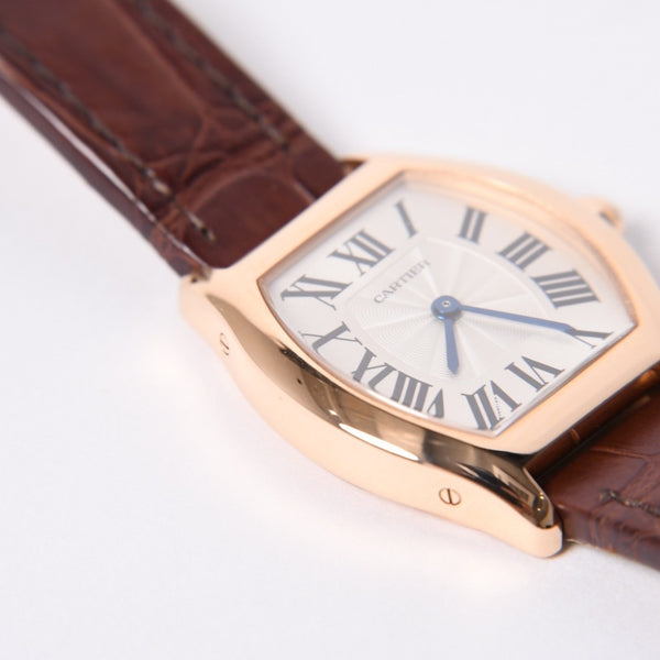 新品同様 CARTIER カルティエ トーチュSM PG 時計 W1556360 腕時計 手巻き 中古 4a002151