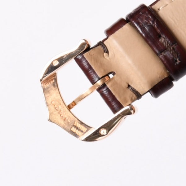 新品同様 CARTIER カルティエ トーチュSM PG 時計 W1556360 腕時計 手巻き 中古 4a002151