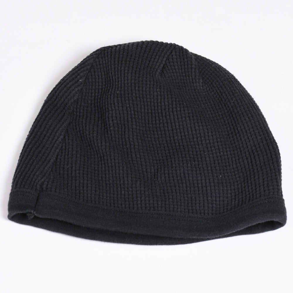 CHROME HEARTS クロムハーツ ニット帽 サーマルニット帽 ロゴコットン ホースシュー ブラック レッド 美品 中古 4a001967