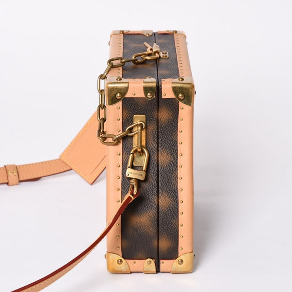 極美品 LOUISVUITTON ルイヴィトン モノグラム ヴァージル モザイク ウェイビートランク M46130 ショルダーバッグ クラッシュ 中古 4a002124