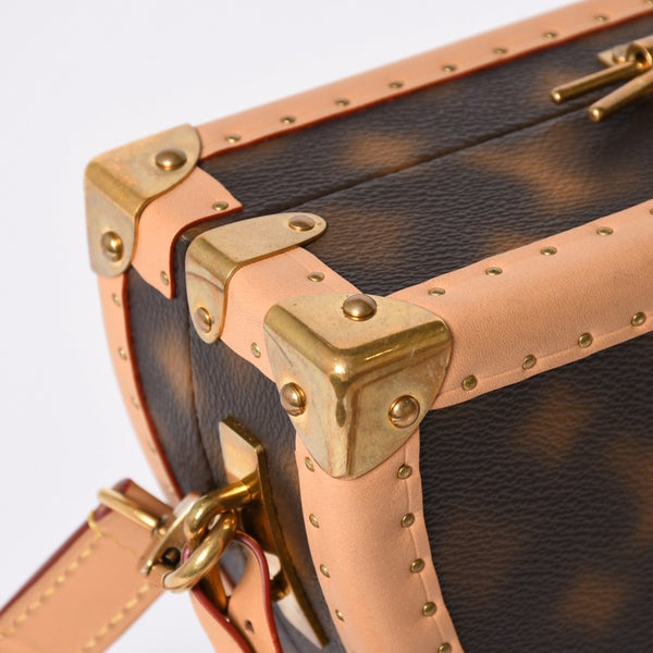 極美品 LOUISVUITTON ルイヴィトン モノグラム ヴァージル モザイク ウェイビートランク M46130 ショルダーバッグ クラッシュ 中古 4a002124