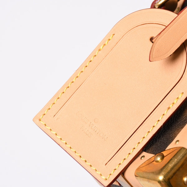 極美品 LOUISVUITTON ルイヴィトン モノグラム ヴァージル モザイク ウェイビートランク M46130 ショルダーバッグ クラッシュ 中古 4a002124