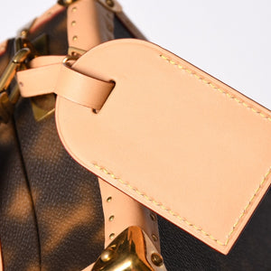 極美品 LOUISVUITTON ルイヴィトン モノグラム ヴァージル モザイク ウェイビートランク M46130 ショルダーバッグ クラッシュ 中古 4a002124