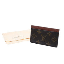 Load image into Gallery viewer, 極美品 LOUIS VUITTON ルイヴィトン ポルトカルトサーンプル カードケース M61733 モノグラムキャンバス ブラウン 中古 4a002399