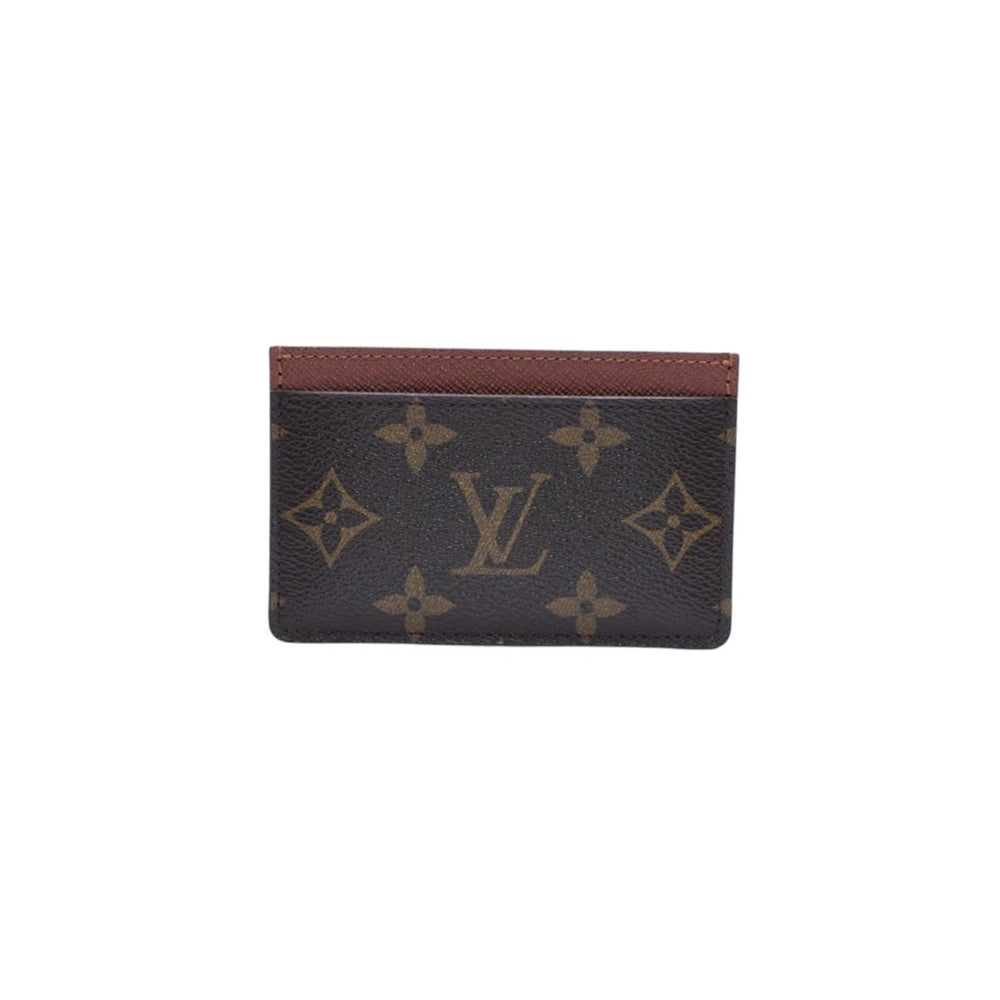 極美品 LOUIS VUITTON ルイヴィトン ポルトカルトサーンプル カードケース M61733 モノグラムキャンバス ブラウン 中古 4a002399