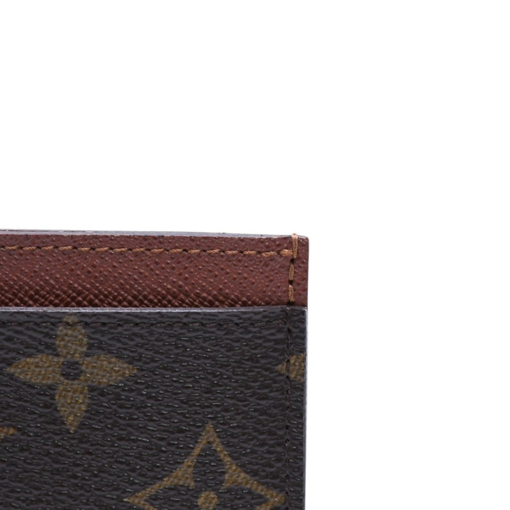 極美品 LOUIS VUITTON ルイヴィトン ポルトカルトサーンプル カードケース M61733 モノグラムキャンバス ブラウン 中古 4a002399