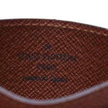 Load image into Gallery viewer, 極美品 LOUIS VUITTON ルイヴィトン ポルトカルトサーンプル カードケース M61733 モノグラムキャンバス ブラウン 中古 4a002399