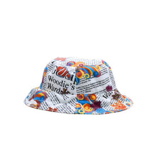 画像をギャラリービューアに読み込む, John Galliano ジョンガリアーノ キャンパスフィッシュ ハット Campus Fish Pattern マルチカラー ホワイト 美品 中古 4a001374