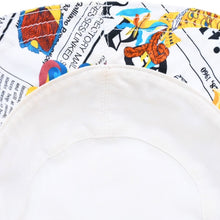 画像をギャラリービューアに読み込む, John Galliano ジョンガリアーノ キャンパスフィッシュ ハット Campus Fish Pattern マルチカラー ホワイト 美品 中古 4a001374