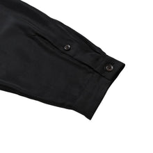 画像をギャラリービューアに読み込む, 極美品 Yohji Yamamoto POUR HOMME ヨウジヤマモトプールオム 18SS HW-B31-419 サイトウユウスケ シルク ブラウス 長袖シャツ ブラック 大正モダンガール 中古 4a002421