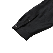 画像をギャラリービューアに読み込む, 極美品 Yohji Yamamoto POUR HOMME ヨウジヤマモトプールオム 18SS HW-B31-419 サイトウユウスケ シルク ブラウス 長袖シャツ ブラック 大正モダンガール 中古 4a002421
