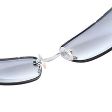 画像をギャラリービューアに読み込む, 極美品 CHANEL シャネル ハーフリム サングラス 4117-B c.124/8G サイズ62□16 125 ココマーク 玉虫カラー ラインストーン 中古 4a002131