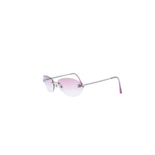 Load image into Gallery viewer, 極美品 CHANEL シャネル リムレス ピンクレンズ シルバーフレーム 4013 59◻︎16 130 ピンク シルバー 中古 4a002452