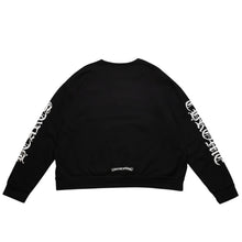 画像をギャラリービューアに読み込む, CHROME HEARTS クロムハーツ スウェットシャツ トレーナー サイズM オールドイングリッシュ ブラック 現行 美品 中古 4a002422