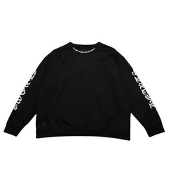 CHROME HEARTS クロムハーツ スウェットシャツ トレーナー サイズXL オールドイングリッシュ ブラック 新型 美品 中古 4a002427