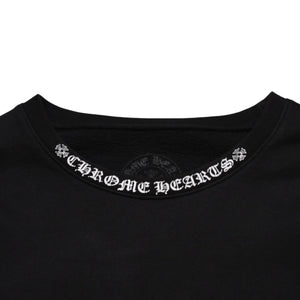 CHROME HEARTS クロムハーツ スウェットシャツ トレーナー サイズXL オールドイングリッシュ ブラック 新型 美品 中古 4a002427