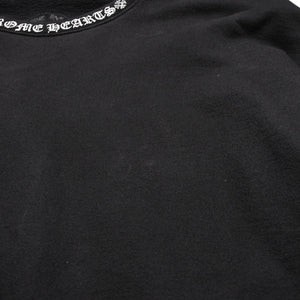 CHROME HEARTS クロムハーツ スウェットシャツ トレーナー サイズXL オールドイングリッシュ ブラック 新型 美品 中古 4a002427