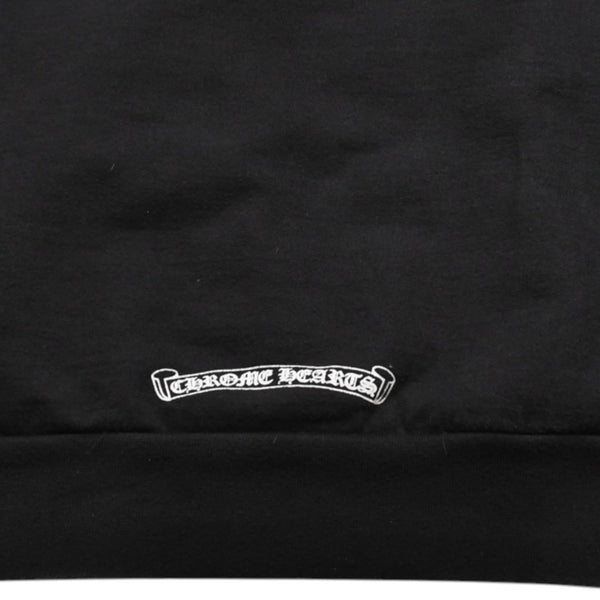 CHROME HEARTS クロムハーツ スウェットシャツ トレーナー サイズXL オールドイングリッシュ ブラック 新型 美品 中古 4a002427