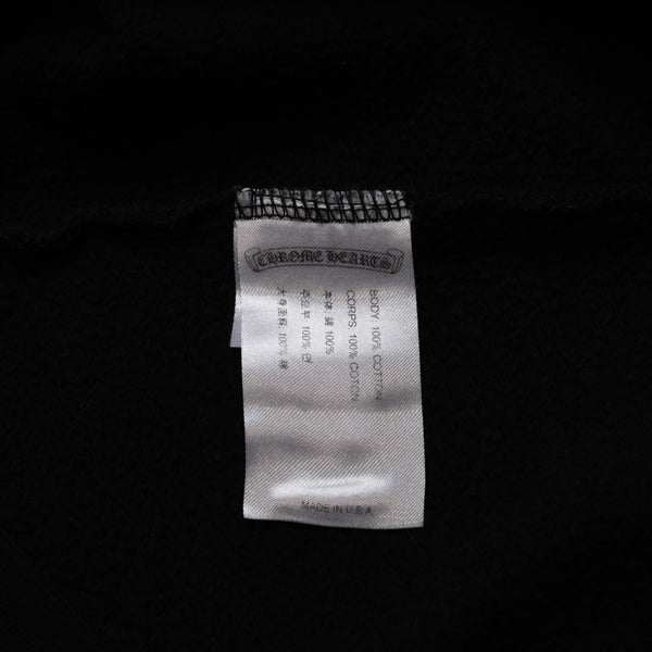 CHROME HEARTS クロムハーツ スウェットシャツ トレーナー サイズXL オールドイングリッシュ ブラック 新型 美品 中古 4a002427