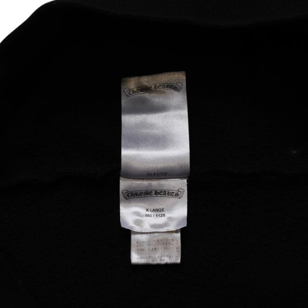 CHROME HEARTS クロムハーツ スウェットシャツ トレーナー サイズXL オールドイングリッシュ ブラック 新型 美品 中古 4a002427