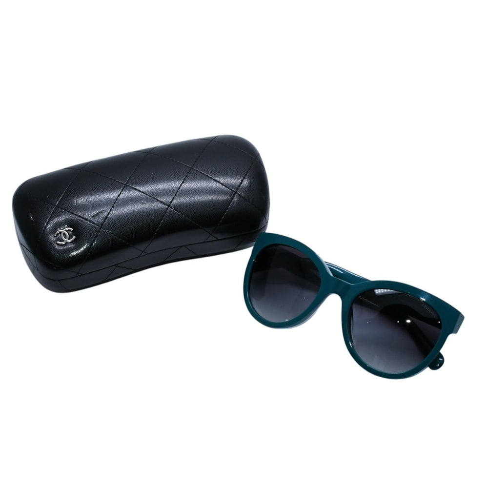 CHANEL Boy Chanel Cat's Eye Sunglasses 5315-A c.1507/S6 Size 54□20 140 Green Good Condition Used 4a002429