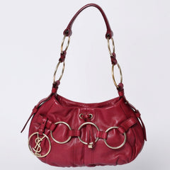 Very good condition Saint Laurent Shoulder Bag 139263 Wine red Gold hardware Used 4a001106